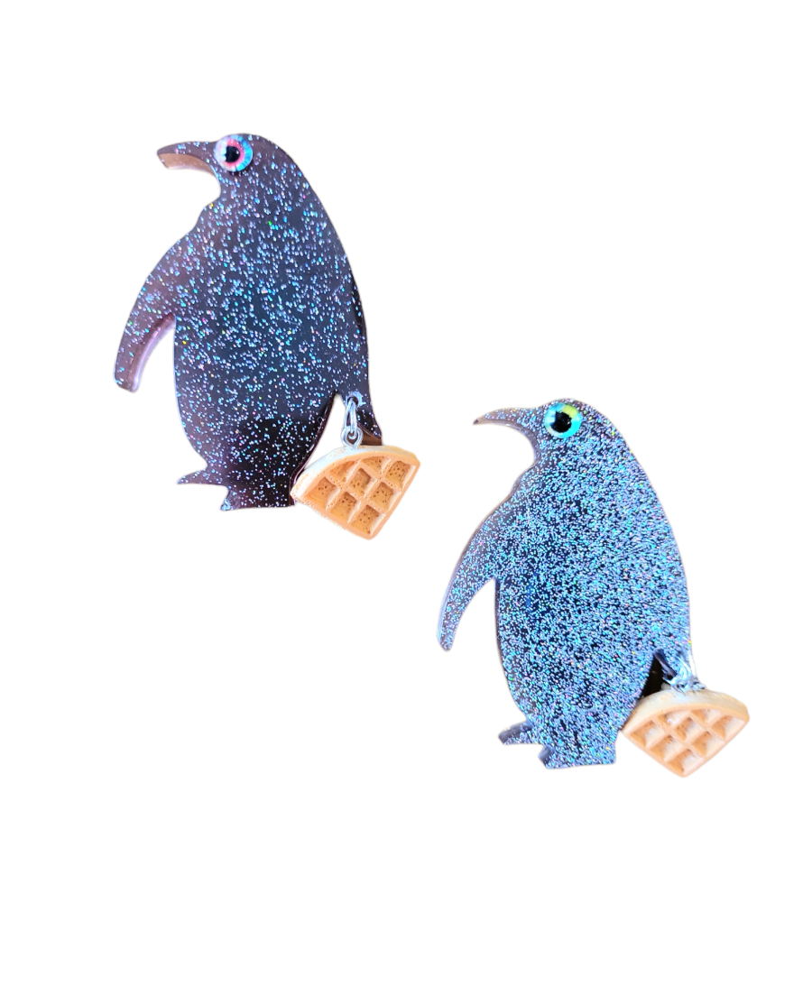 Penguin waffle thief (Magnet)