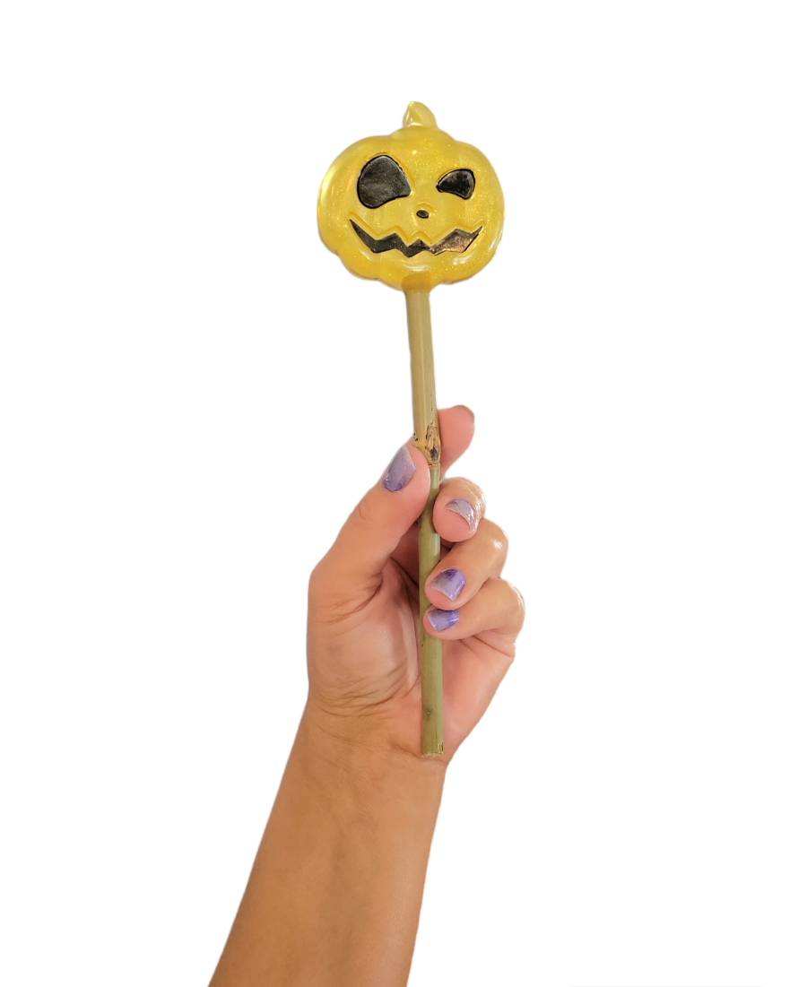 Plant Stake (Jack-o- lantern)