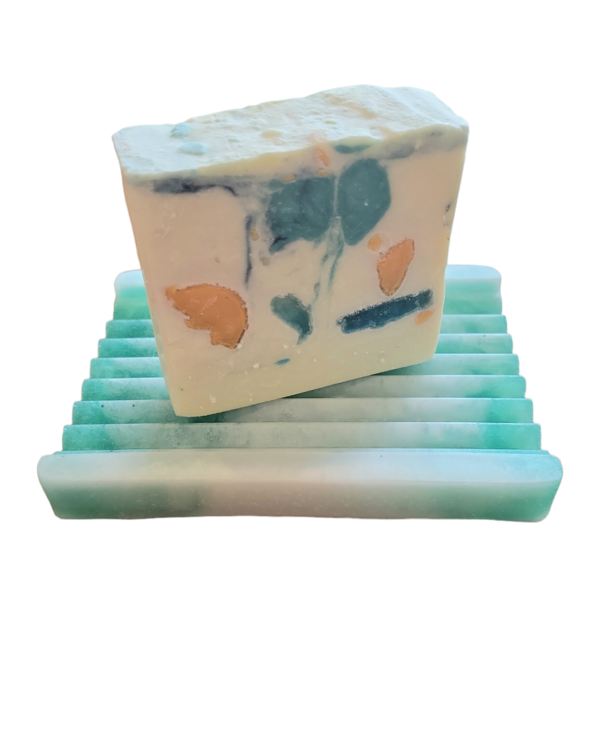 Soap & dish (Turquoise waters)