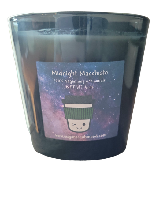 Midnight macchiato candle