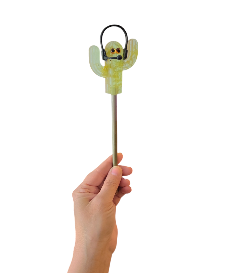 Plant decor stake (With headset)