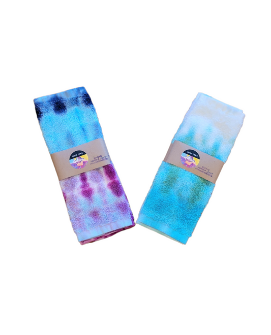 Tie dye washcloth (Hand dyed)